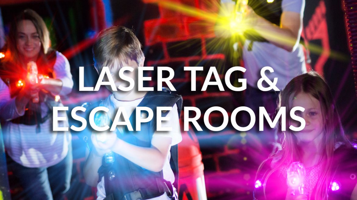 laser tag escape room booking system